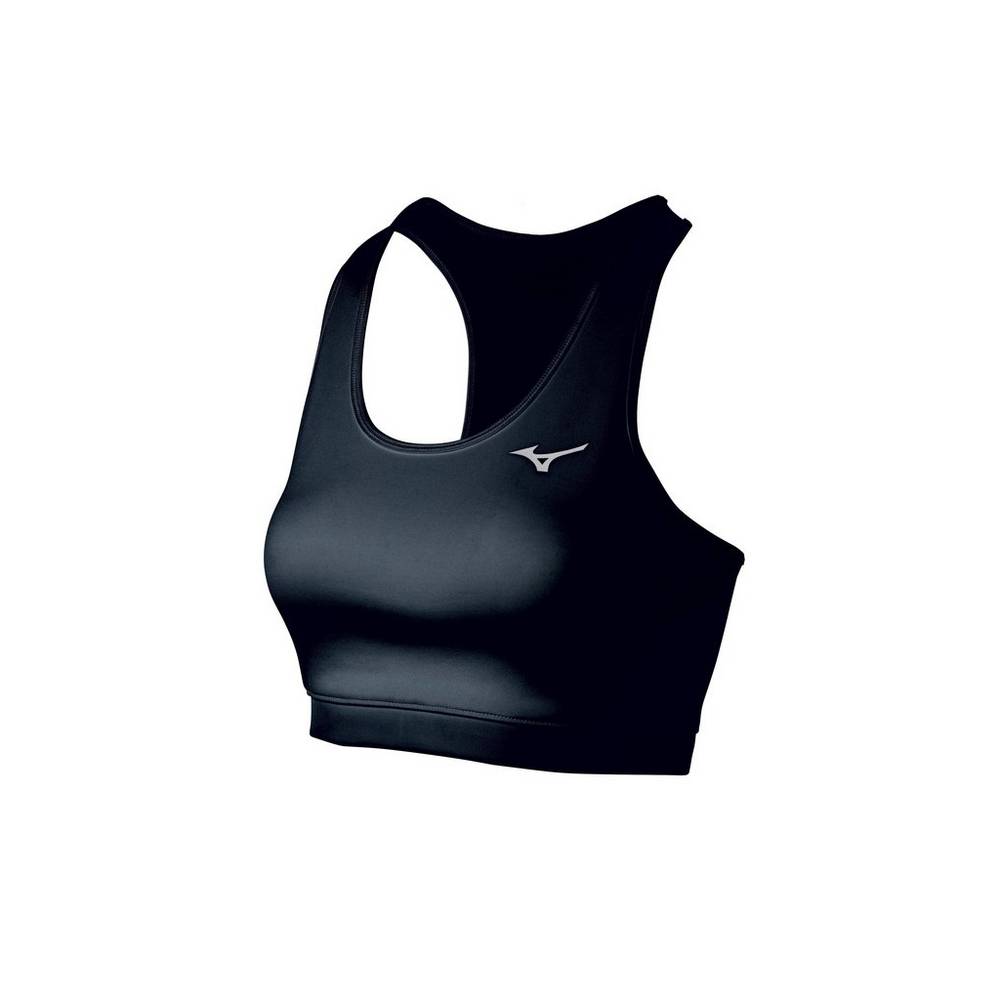 Mizuno Alpha Mesh Back Női Sportmelltartó Fekete GHM052374